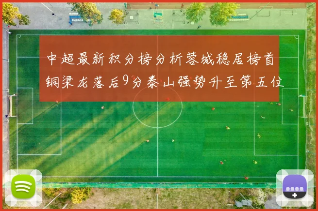 中超最新积分榜分析蓉城稳居榜首铜梁龙落后9分泰山强势升至第五位津门虎积分清零